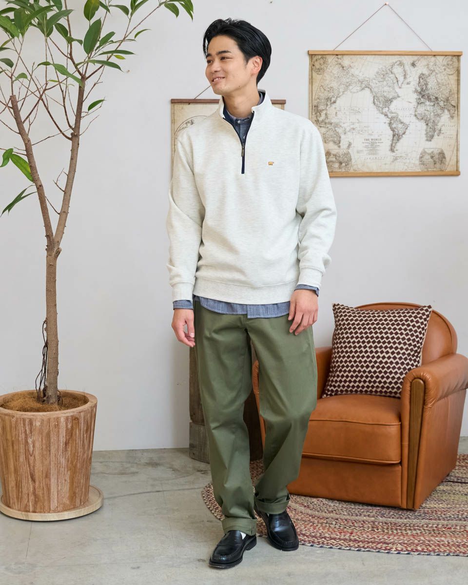 Golden BearハーフZIPスウェット | ゴールデンベアストア